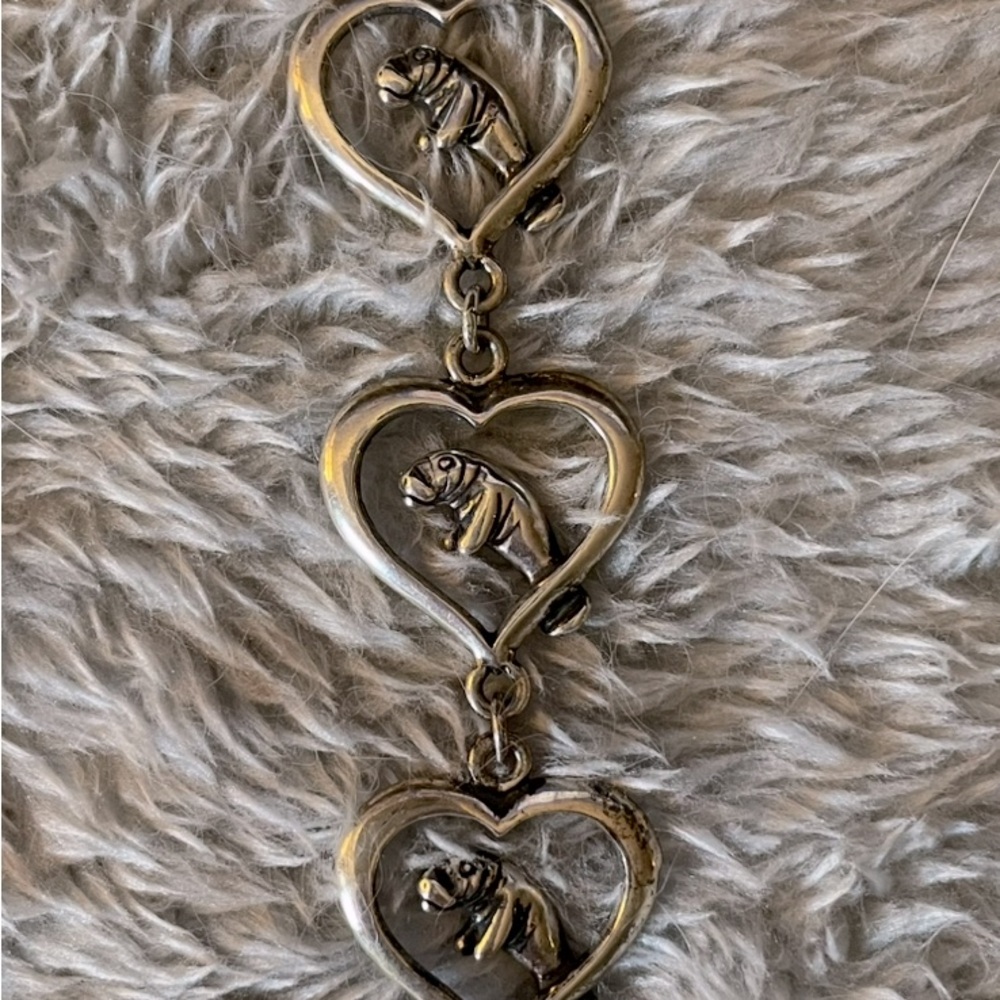 Sterling Silver Kabana Manatee Love Bracelet - Picture 4 of 4